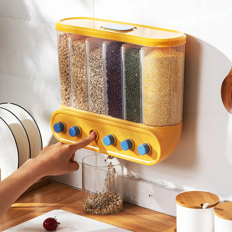 Wall Mounted Food Dispenser and Storage